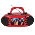 Emerson 7" Bluetooth TV DVD Boombox Red - Refurbished