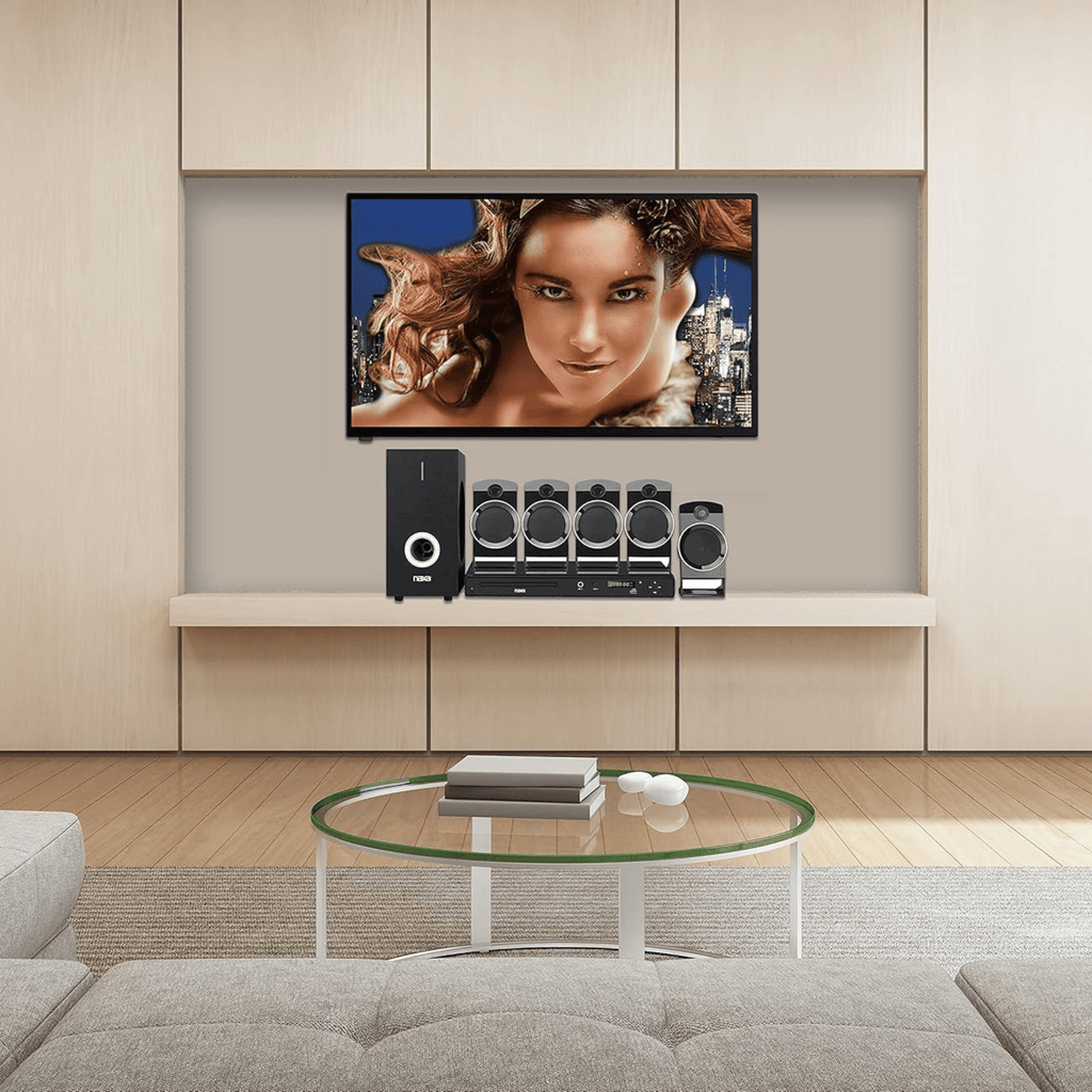 Naxa 5.1-Channel Home Theater DVD & Karaoke System - Refurbished