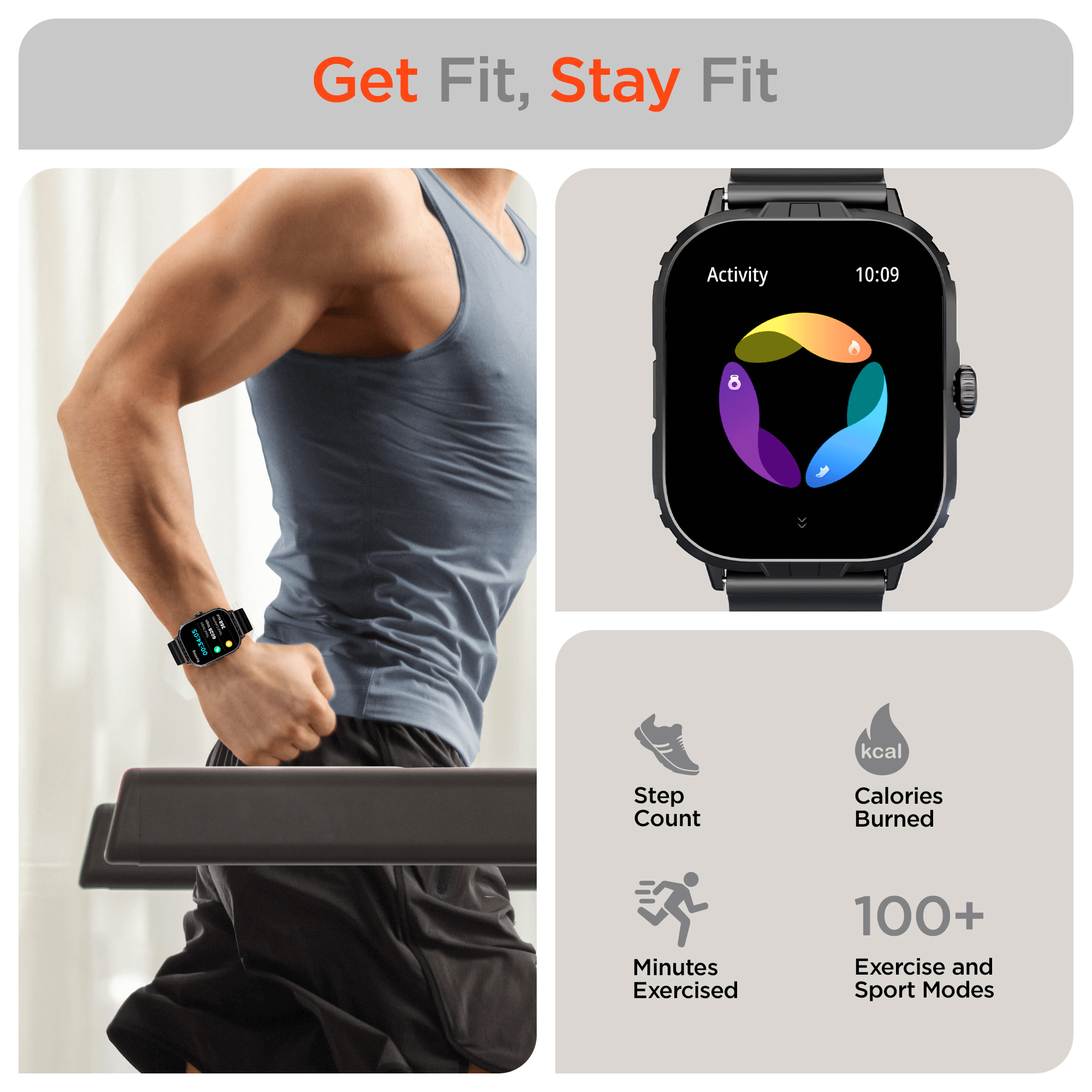 HyperGear FIT X2 Smartwatch and Fitness Tracker