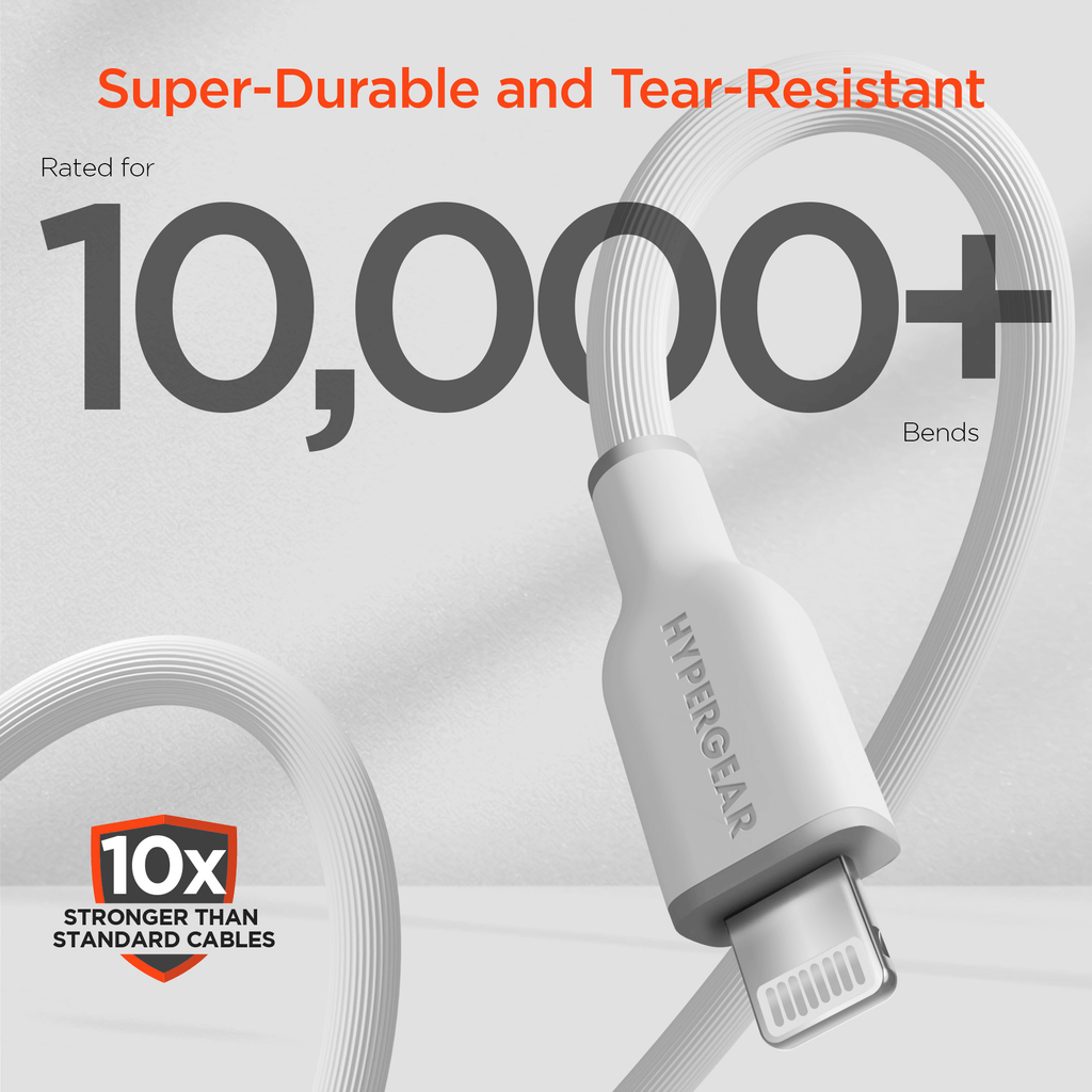 HyperGear Flexi PRO USB-C to Lightning Cable 4ft