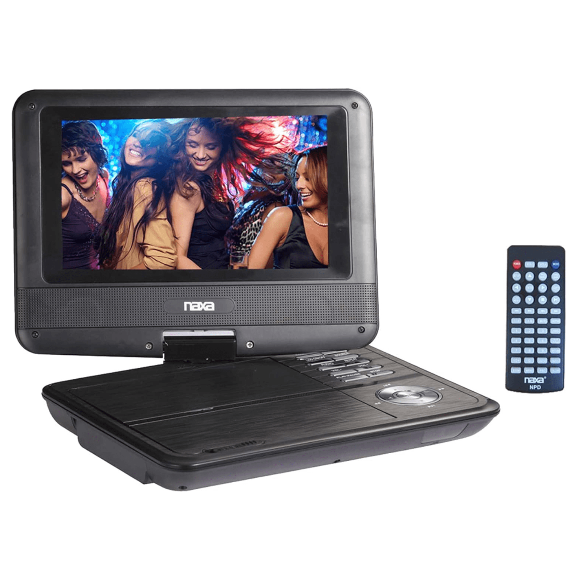 Naxa 7" TFT LCD Swivel Screen Portable DVD Player - Refurbished