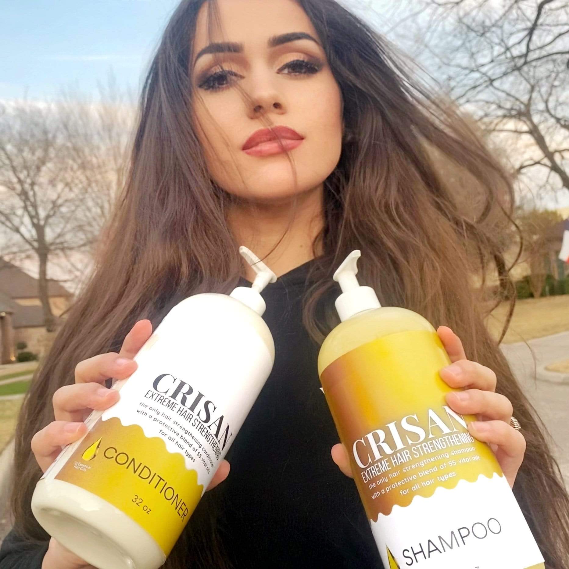 Sulfate-Free Shampoo & Conditioner for Hair Growth & Strength | CRISAN