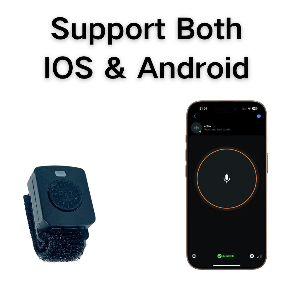RUYAGE PTT-Z Bluetooth PTT Button for Zello