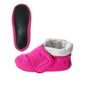 Silverts Deep And Wide Diabetic Bootie Slipper Women/Men Fuschia