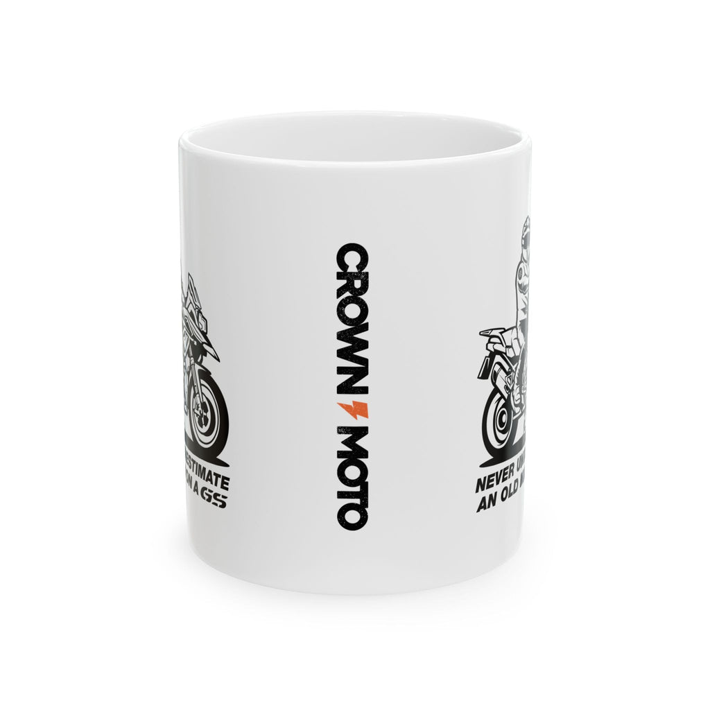 Old Man on a GS Mug - 11oz & 15oz - Perfect Gift for GS Riders