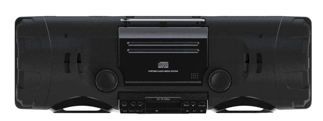 Naxa MP3 & CD Bass Reflex Boombox & PA System with Bluetooth