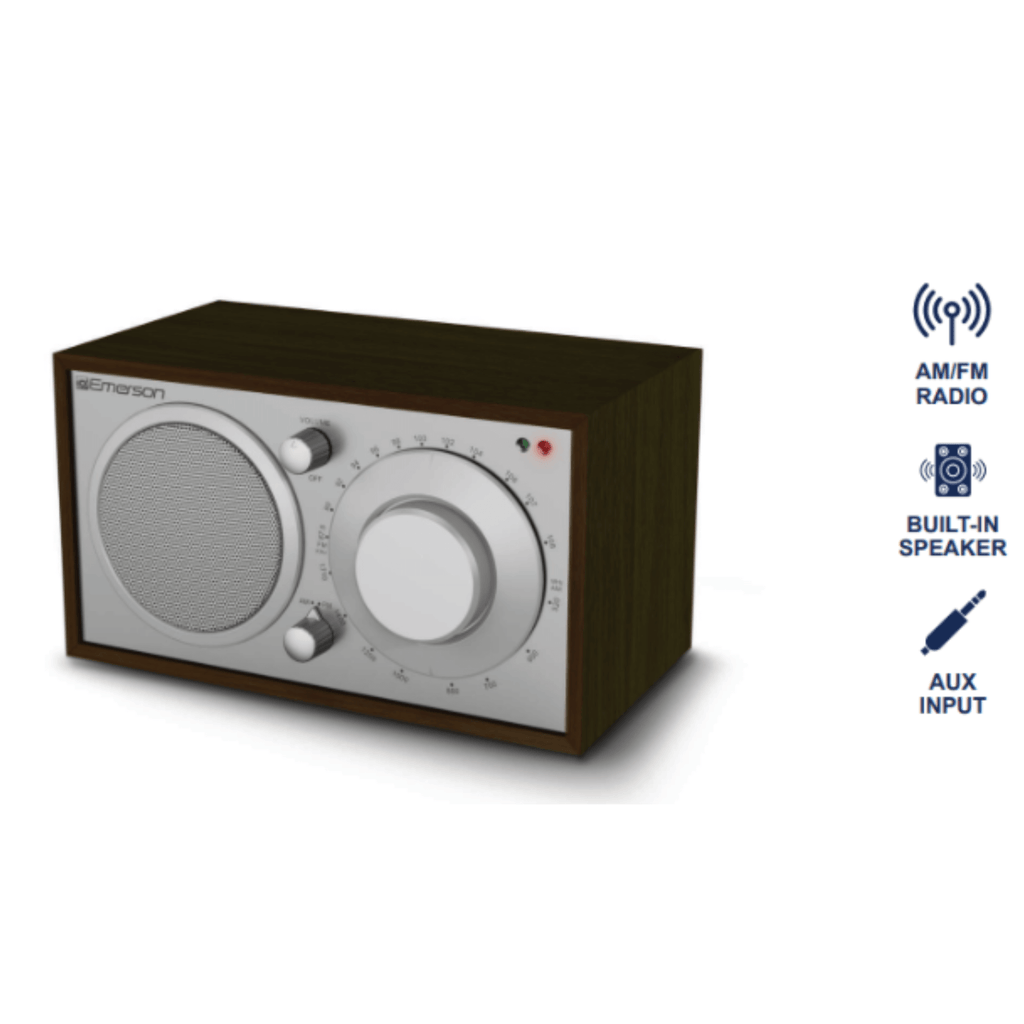 Emerson AM / FM Radio with Built-In Speaker