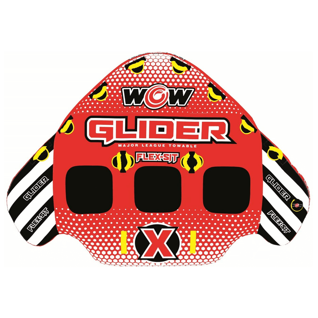 WOW Watersports Glider 3 Person 3P Towable with Flex Seating