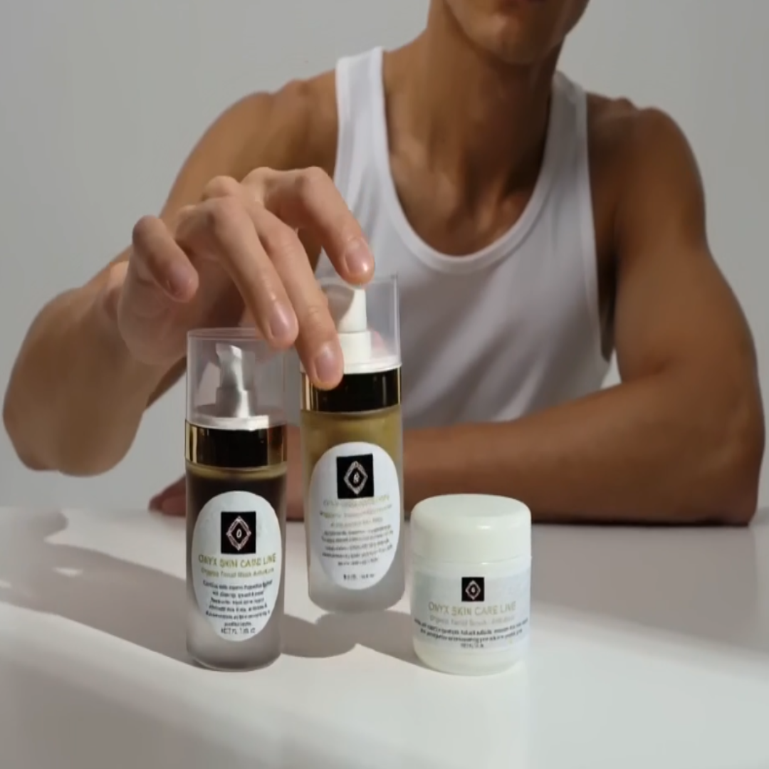 Organic Anti-Acne Three-Step System - Moderate/Severe Acne Prone Skin - For MEN