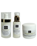Organic Three Step Facial Renewal System - Wash, Moisturizer and  Scrub - For WOMEN