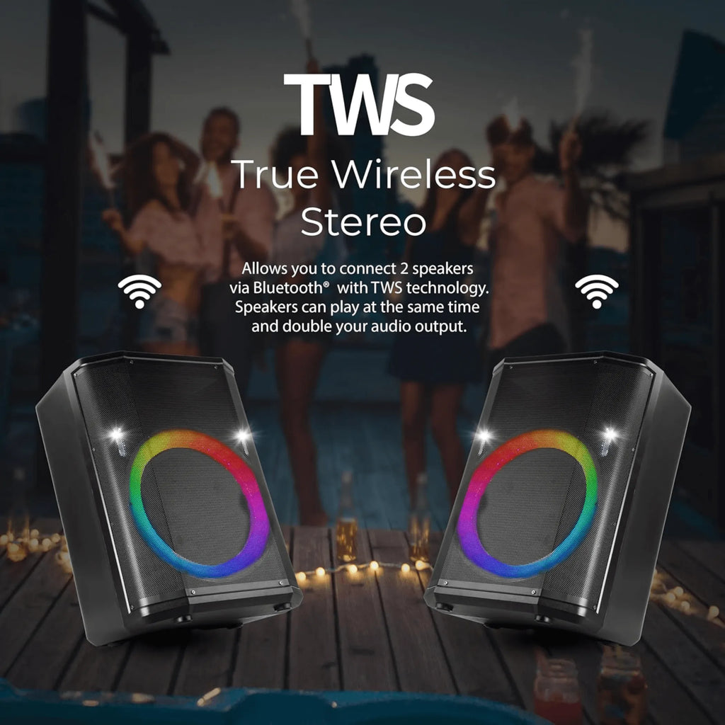 Portable BT Speaker with Tiltable Audio Enhancement