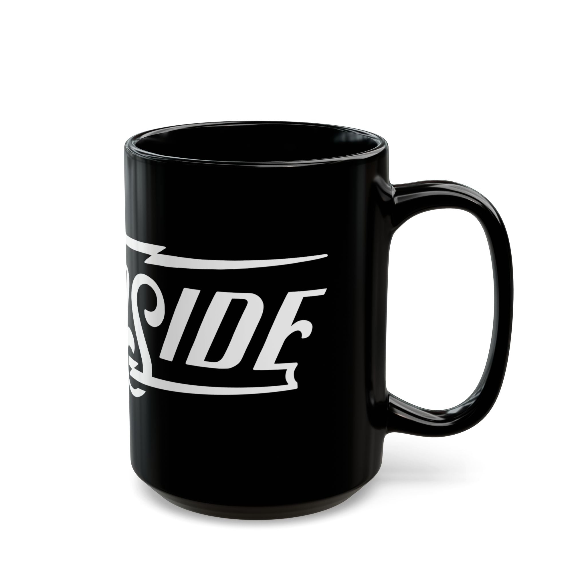 WOODSIDE Brand Black Mug - 11oz & 15oz