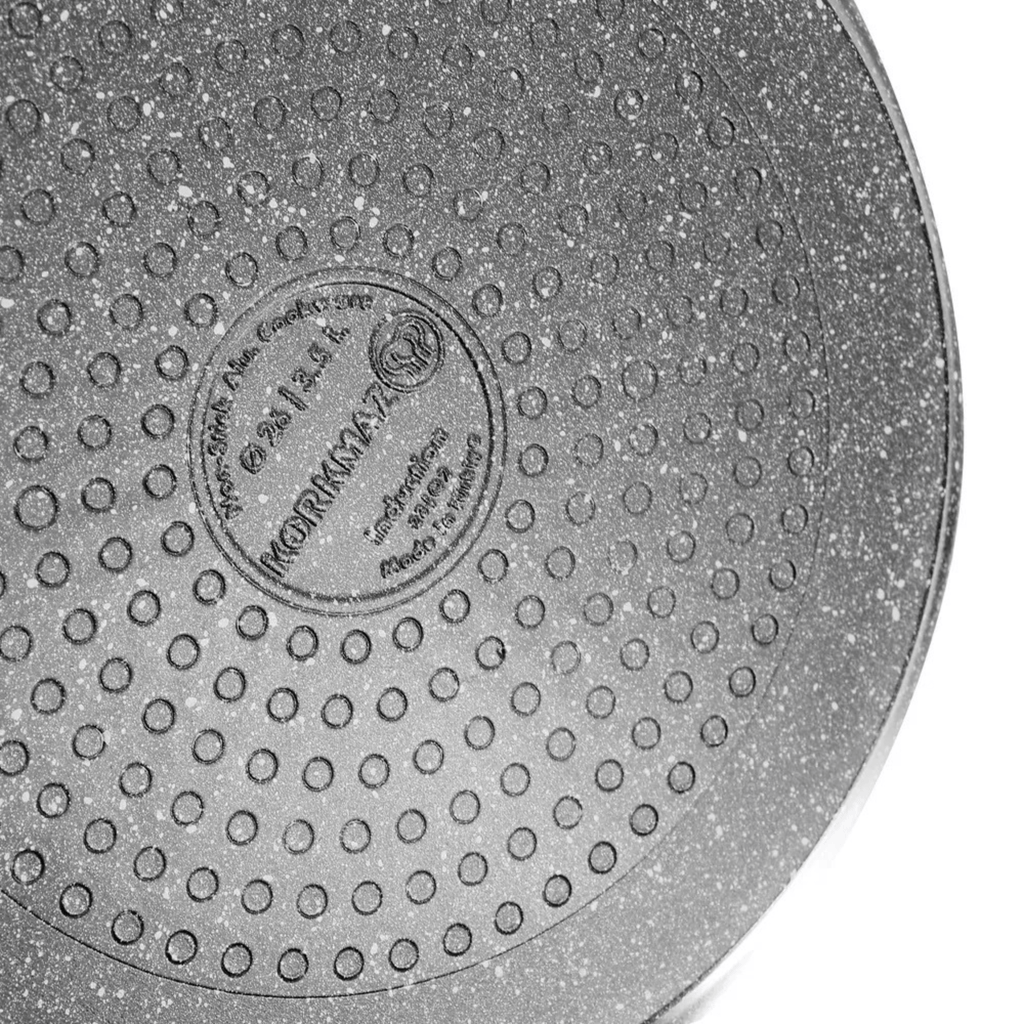 Korkmaz Ornella Aluminum 3.5L Non-Stick Low Casserole Dish with Lid