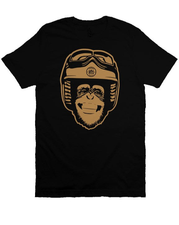 Moto Monkey T-shirt (copper ink)