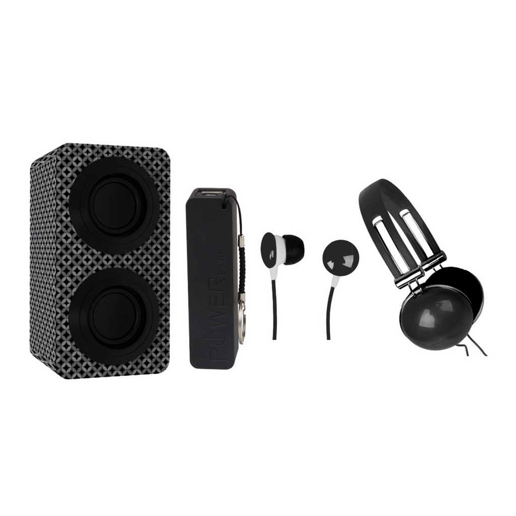 Naxa Portable Bluetooth Stereo Speakers Entertainment Pack (NAS-3061A)