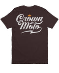 Crown Moto Vintage Script Logo T-shirt