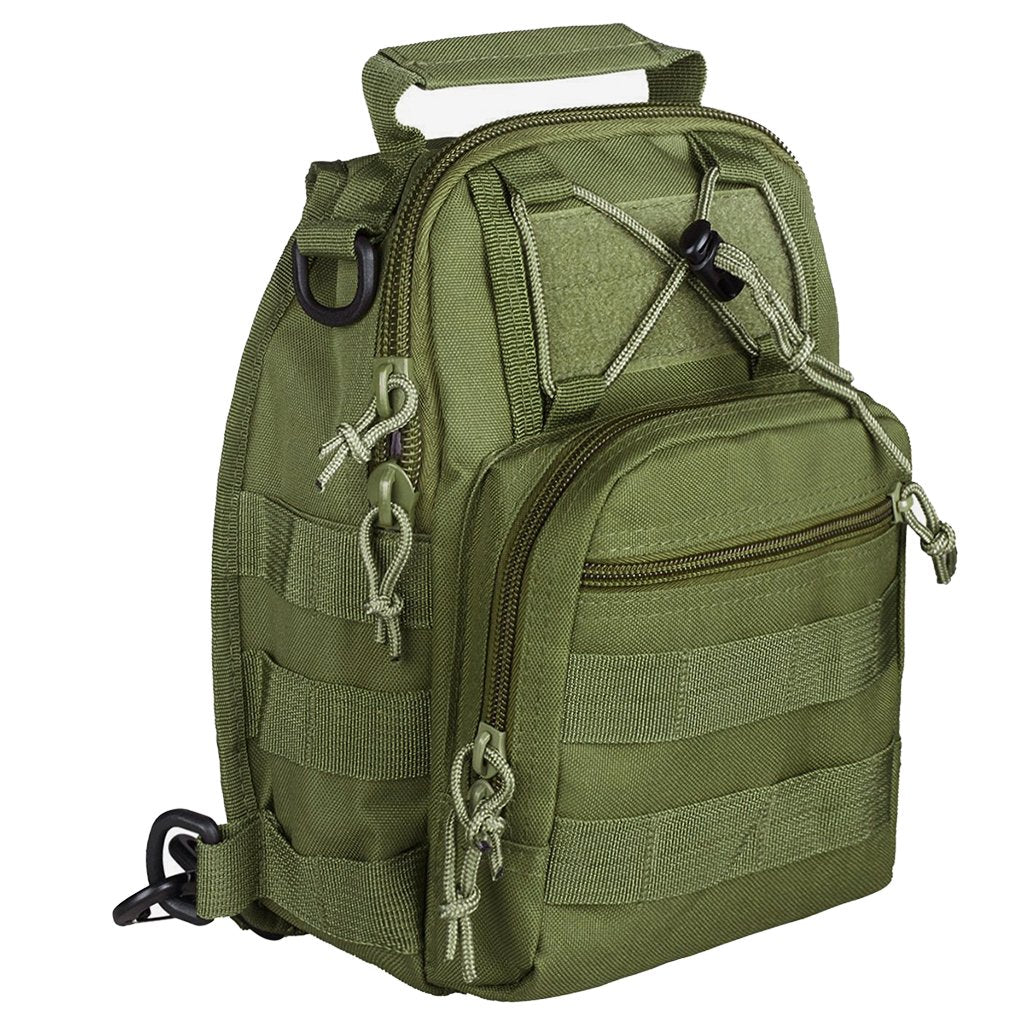 JupiterGear Tactical Military Sling Backpack Shoulder Bag Molle Outdoor Daypack Backpack with Adjustable Strap