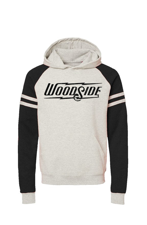 Woodside Vintage Varsity Raglan Hoodie
