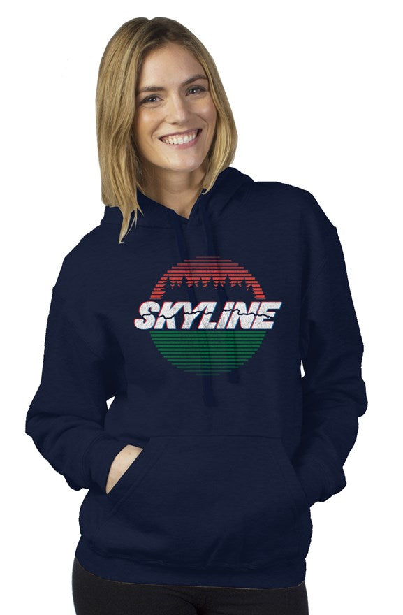 Skyline Silhouette - Vintage Hoodie