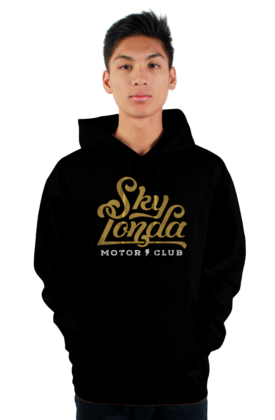Sky Londa Motor Club Logo Pullover Hoodie