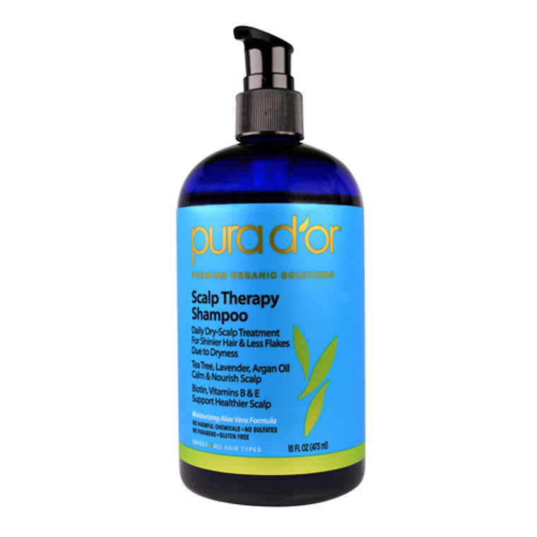 PURA D'OR Scalp Therapy Shampoo - 16oz