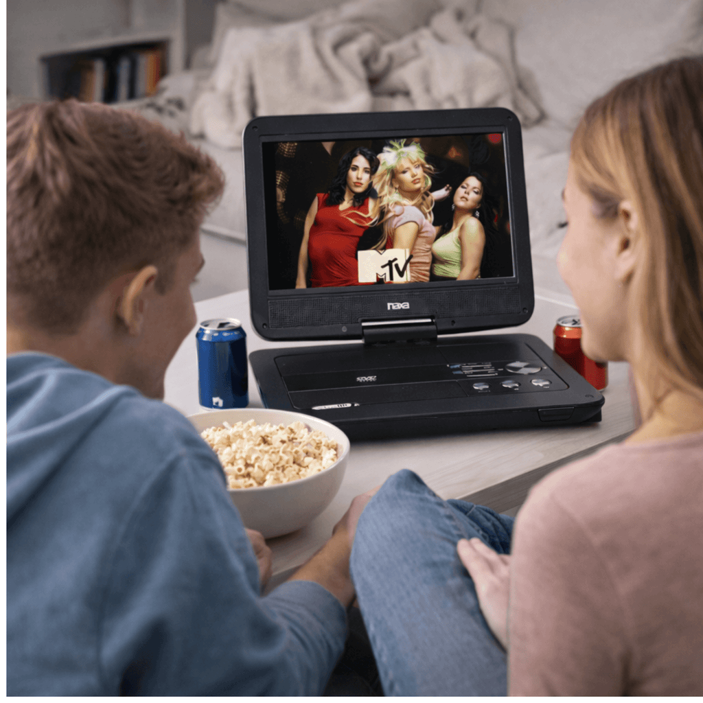 Naxa 10" TFT LCD Swivel Screen Portable DVD Player - Refurbished