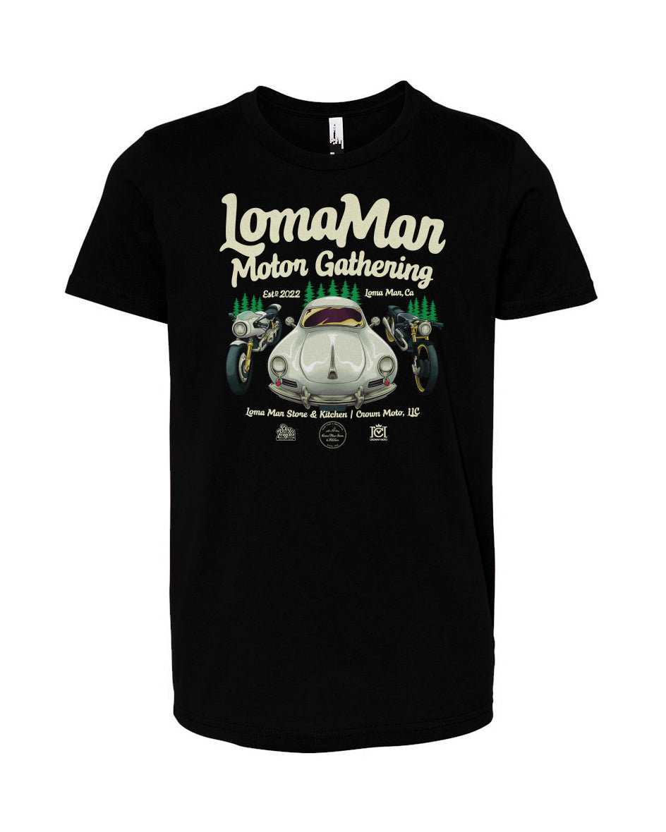 Loma Mar Motor Gathering Official Youth Jersey T-shirt