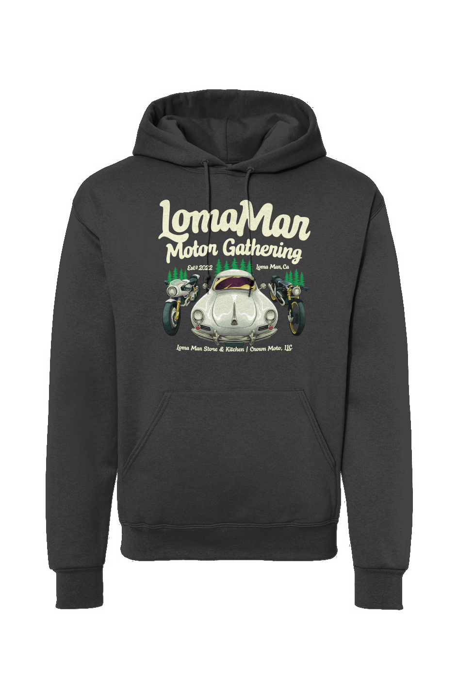 Loma Mar Motor Gathering Official Hooded Sweatshirt