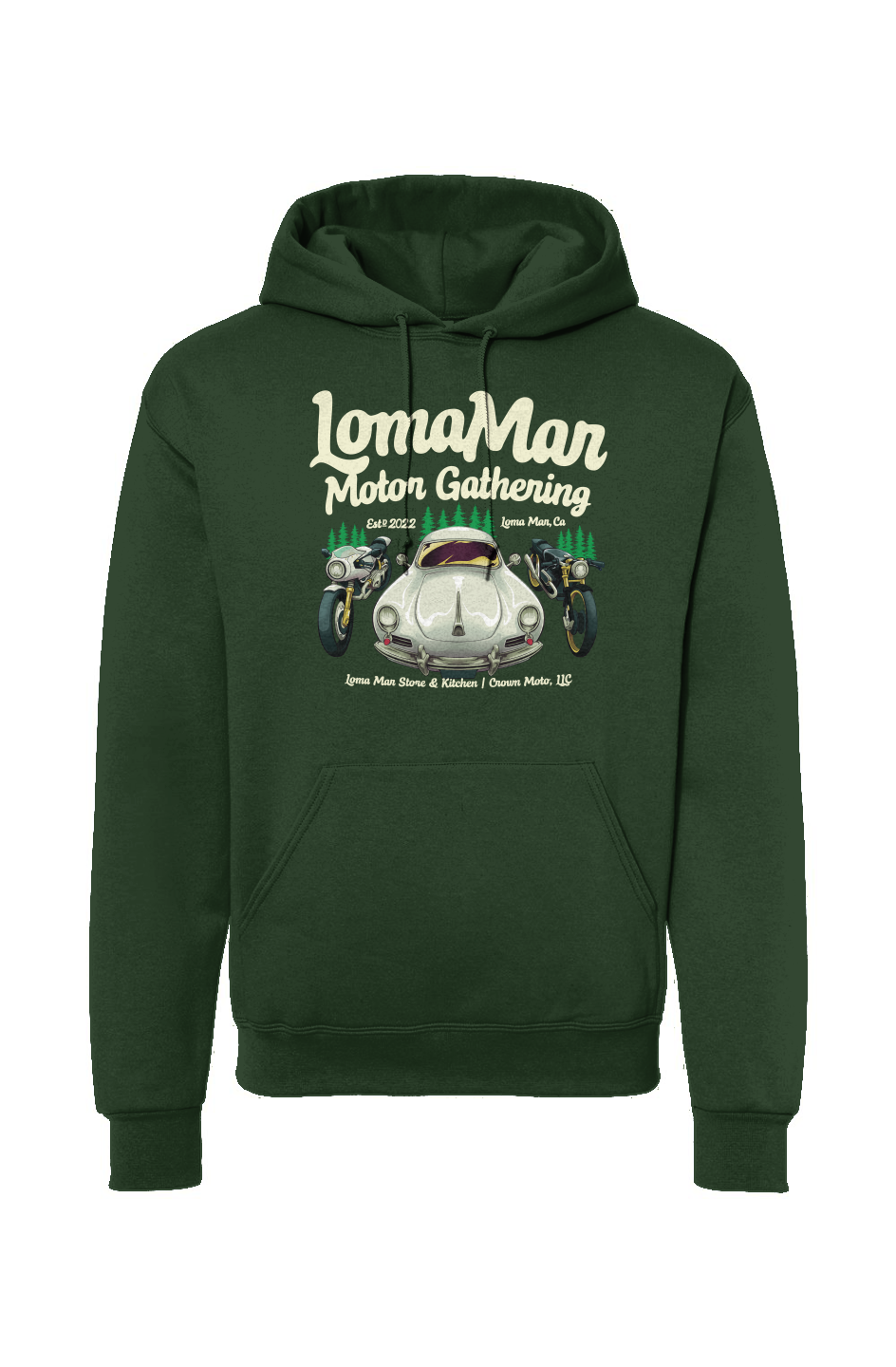 Loma Mar Motor Gathering Official Hooded Sweatshirt