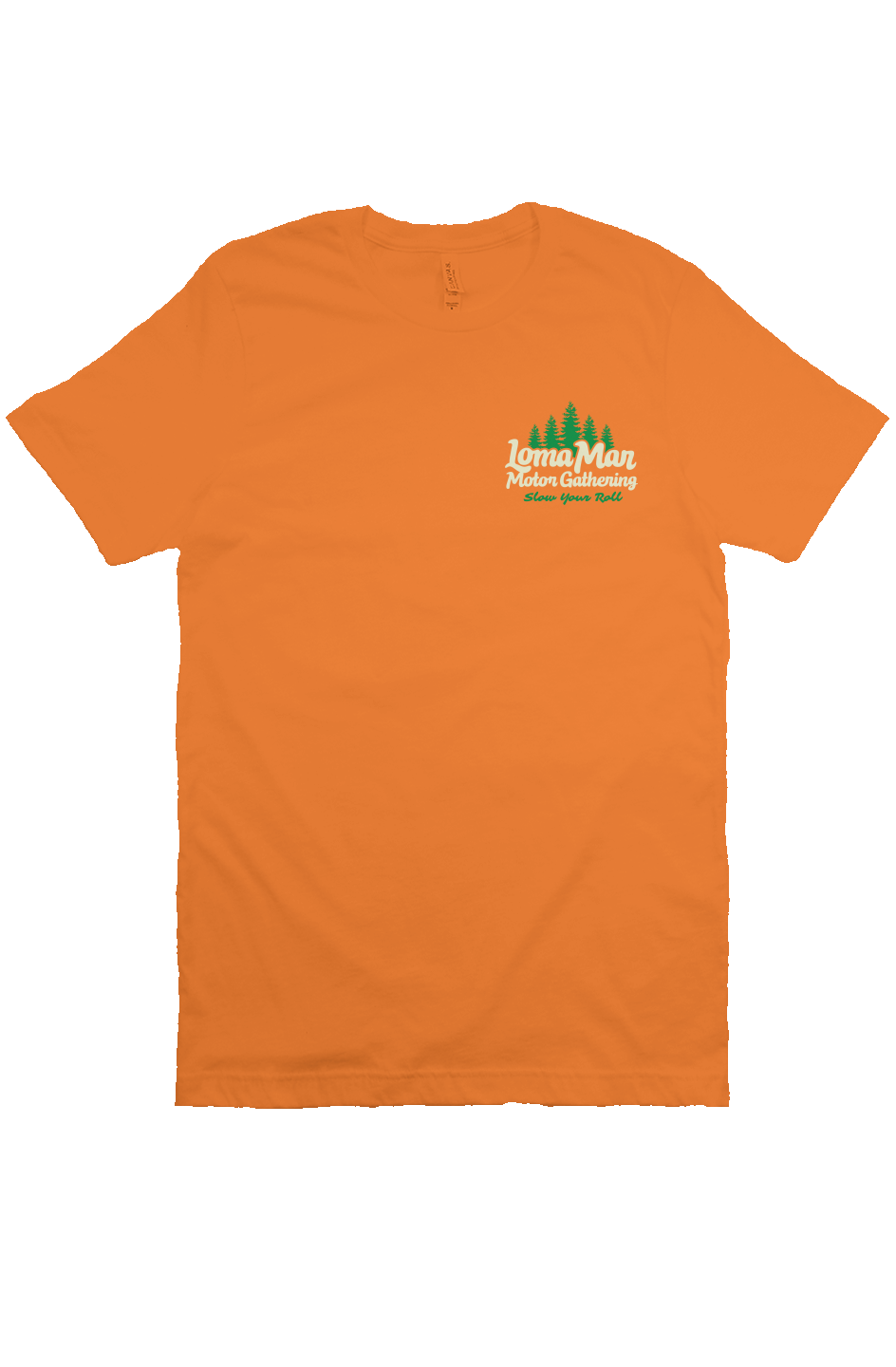 Loma Mar Motor Gathering Official T-shirt (front & back)