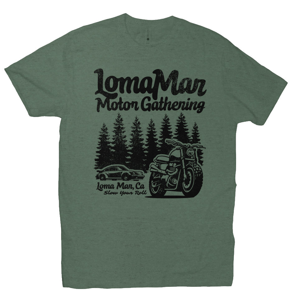 Loma Mar Motor Gathering Next Level Premium Crew T-shirt