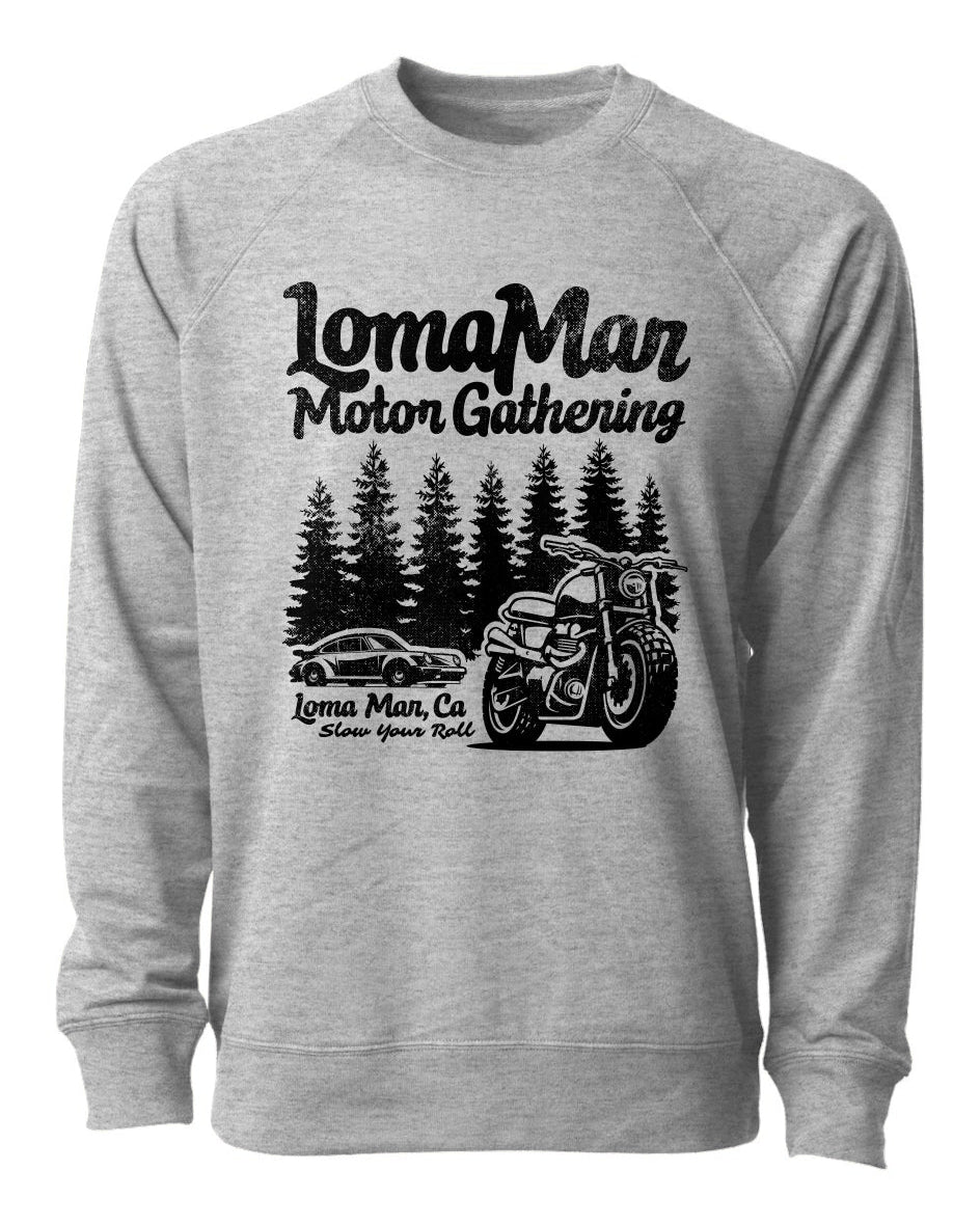 Loma Mar Motor Gathering Terry Crewneck Sweatshirt