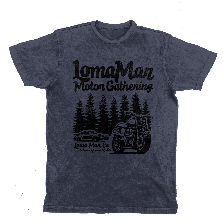Loma Mar Motor Gathering Unisex Vintage T-Shirt