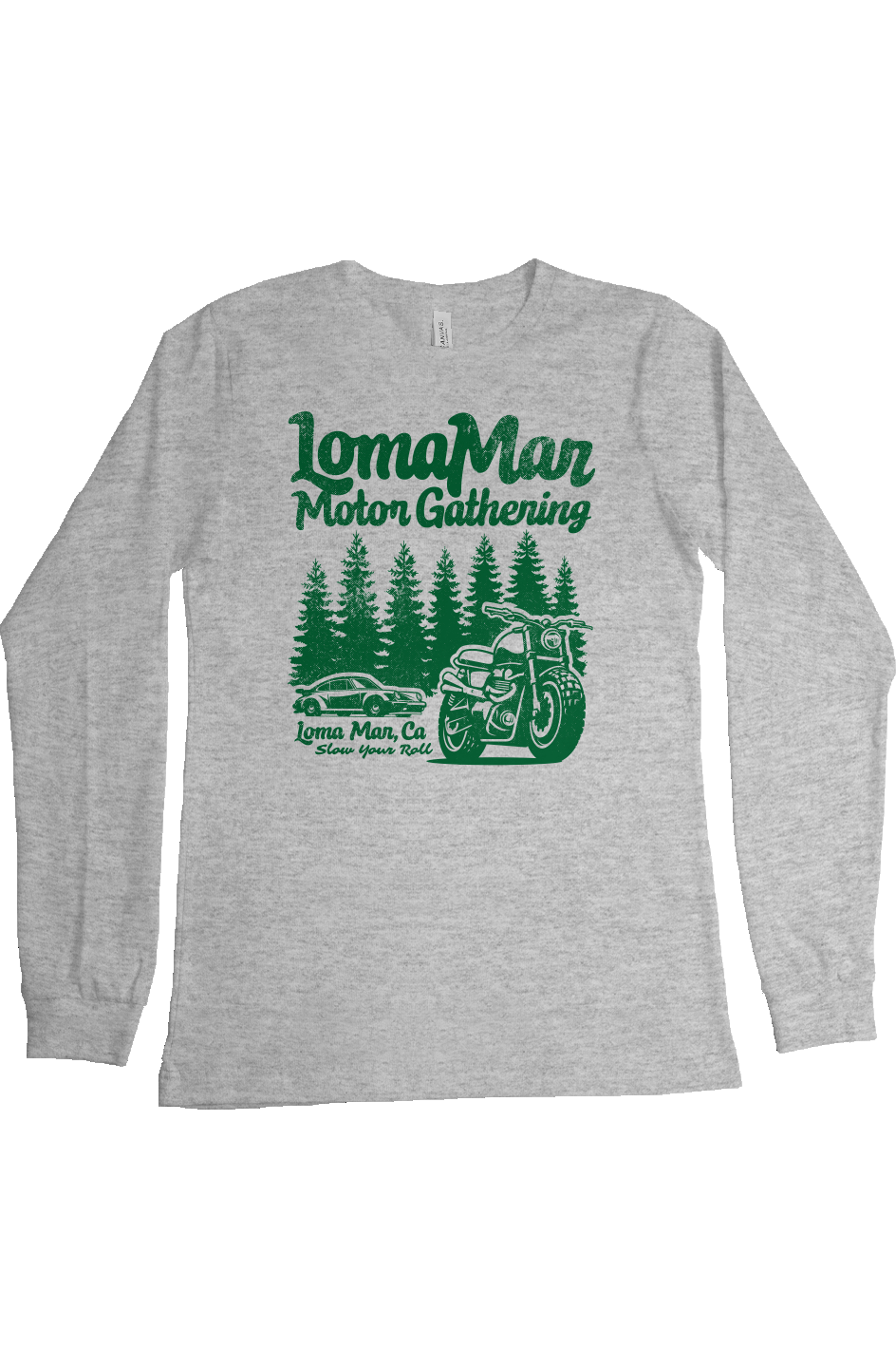 Loma Mar Motor Gathering Long Sleeve (green ink)