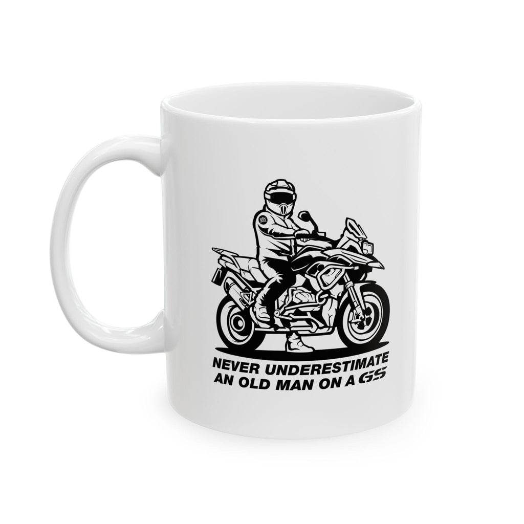 Old Man on a GS Mug - 11oz & 15oz - Perfect Gift for GS Riders