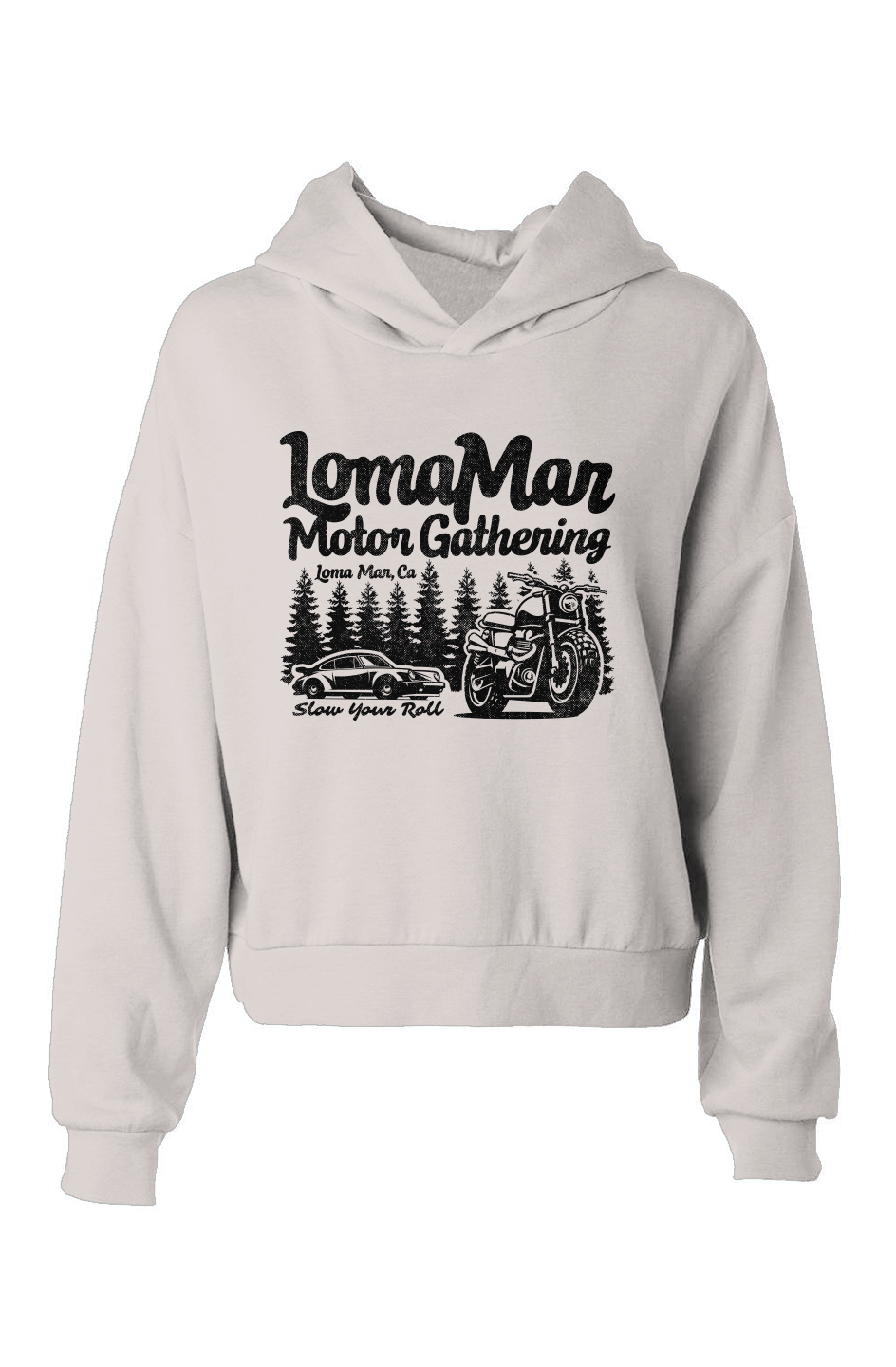 Loma Mar Motor Gathering Women's Hip Length Hoodie