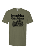 Loma Mar Motor Gathering Sketch Heather T-shirt