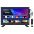 Supersonic 19-inch LED Smart HDTV with DVD Player ATSC and NTSC System ACDC Compatible