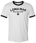 Loma Mar "Slow Your Roll" Vintage Ringer Tee