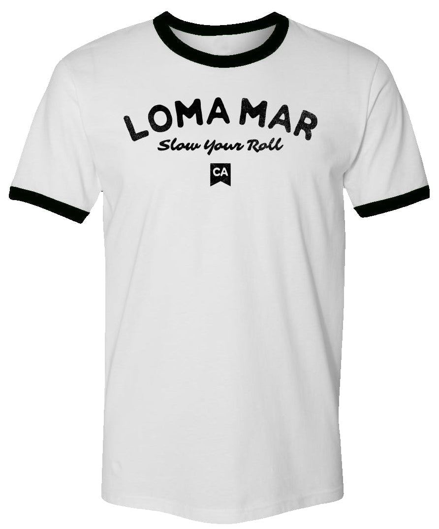 Loma Mar "Slow Your Roll" Vintage Ringer Tee