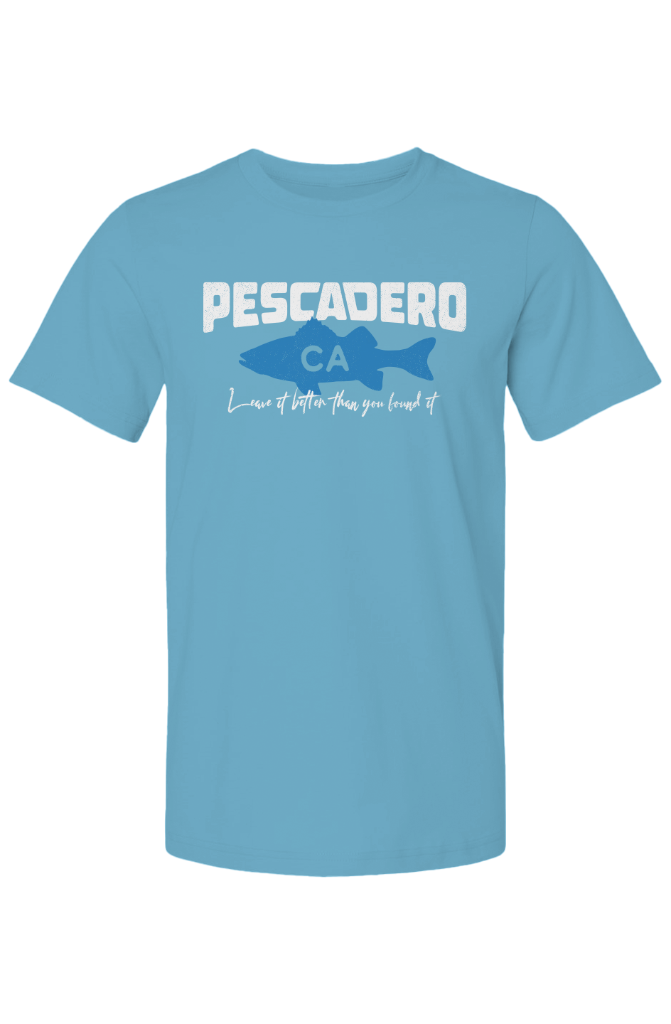 Pescadero "Leave it better than you found it" Fish T-shirt