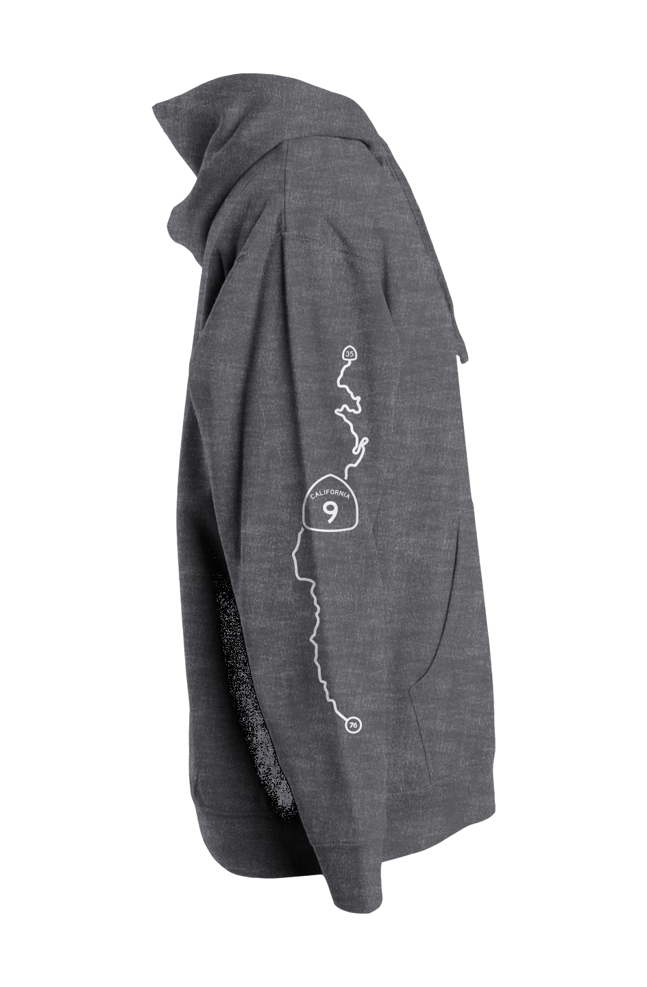 Crown Moto Hwy 9 "Go Ride." Hoodie