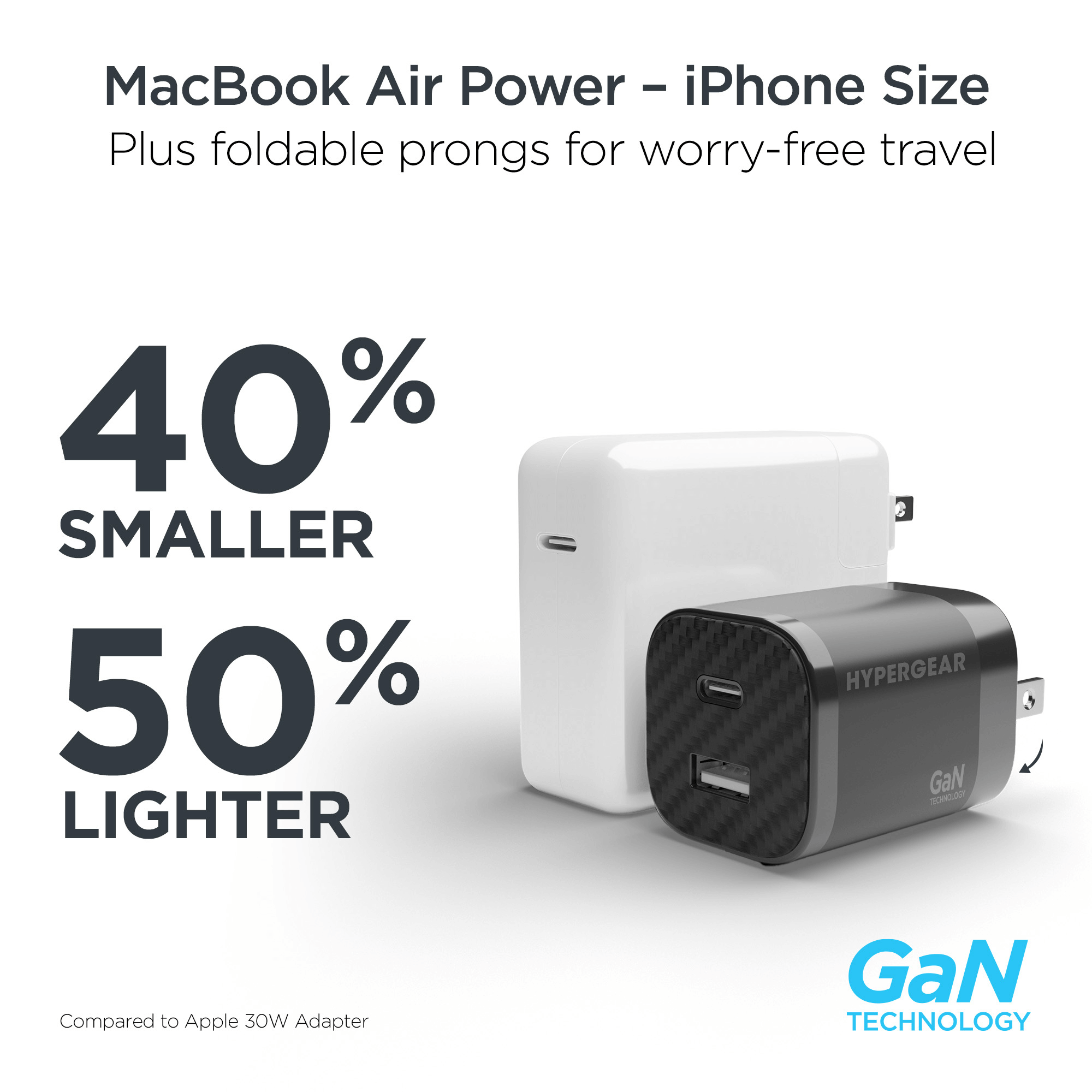 HyperGear TECHcessories 30W USB-C PD Charging Kit with Travel Pouch