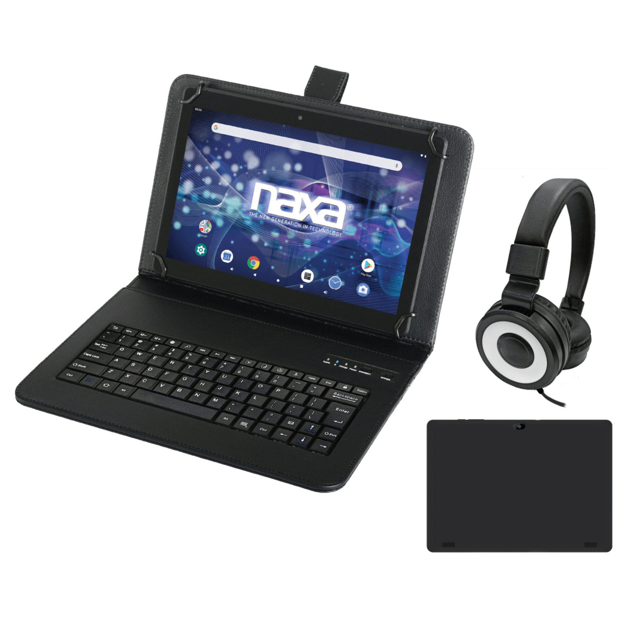 Naxa 7" Tablet with Bluetooth Keyboard, Case & Headphone - Refurbished