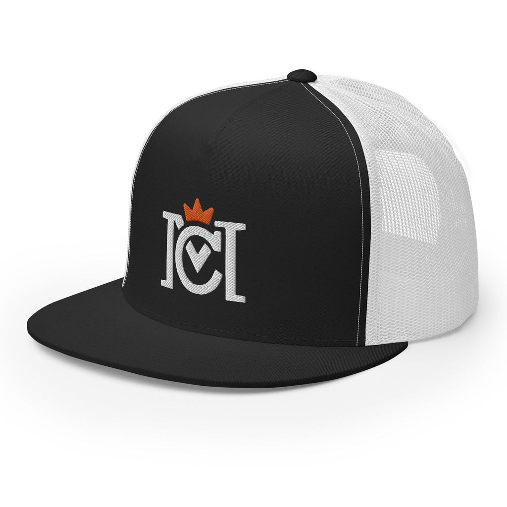 Crown Moto 3D Embroidered Logo Trucker Cap