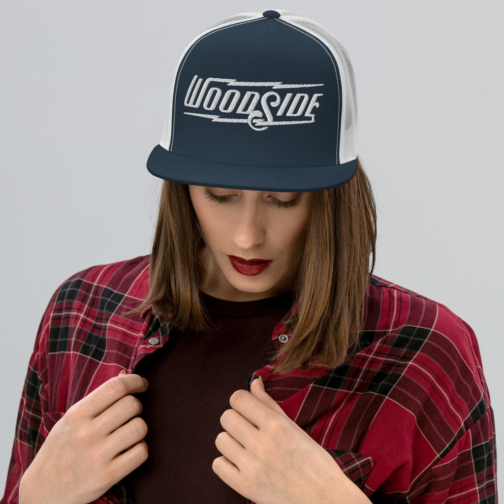 Woodside Brand Embroidered Trucker Hat