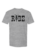 RIDE Vintage Heather Short Sleeve T-shirt (black ink)