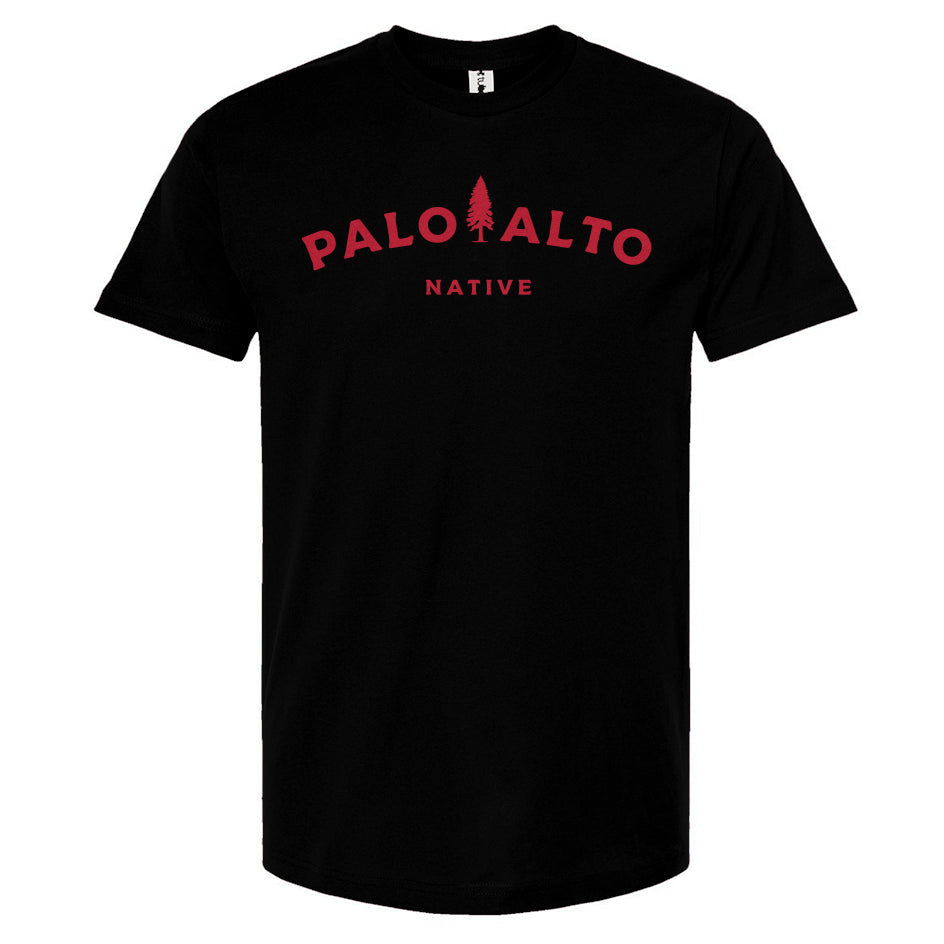 Palo Alto Native T-Shirt (red ink)