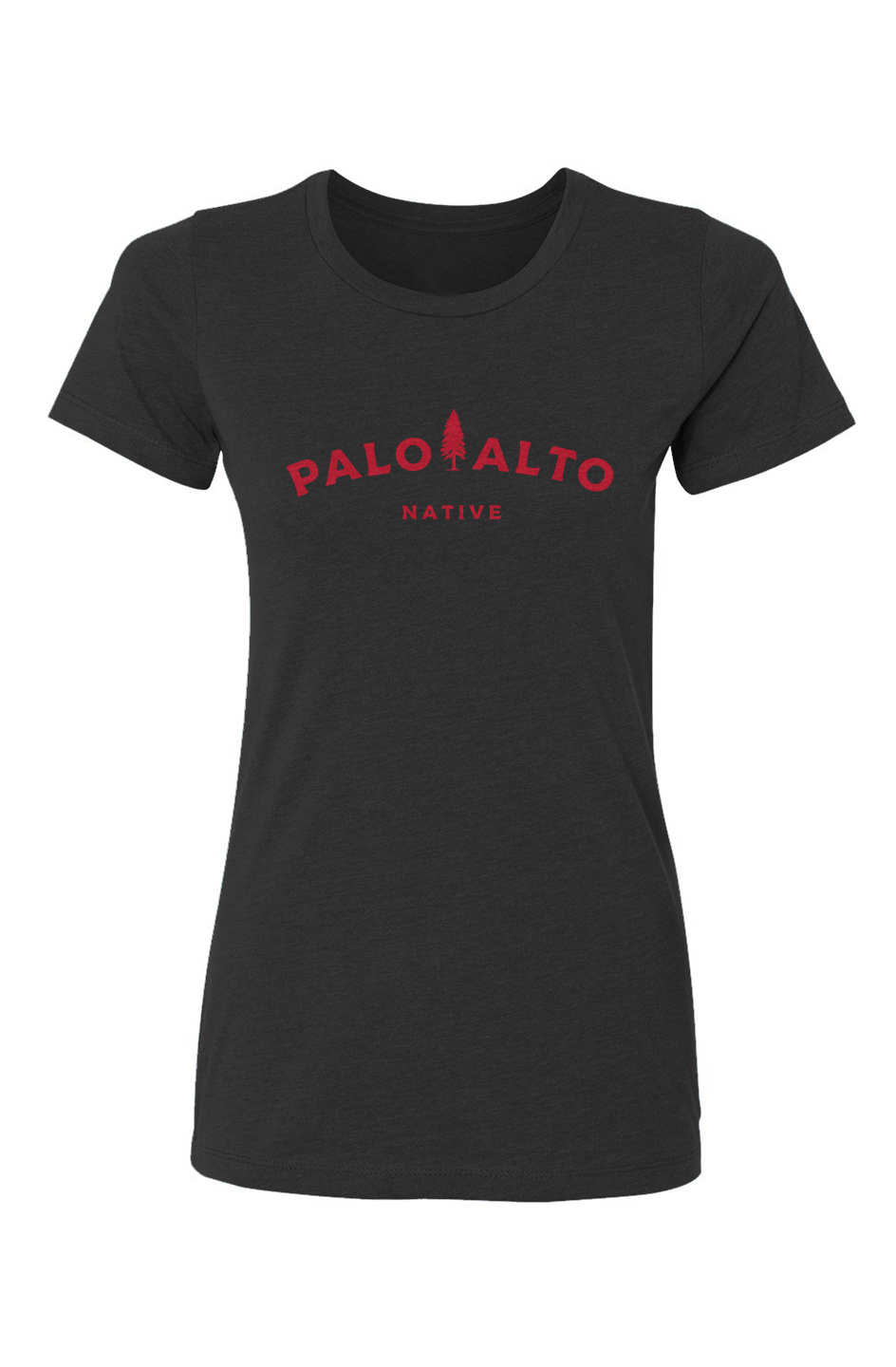 Palo Alto Native Women's T-Shirt (red ink)