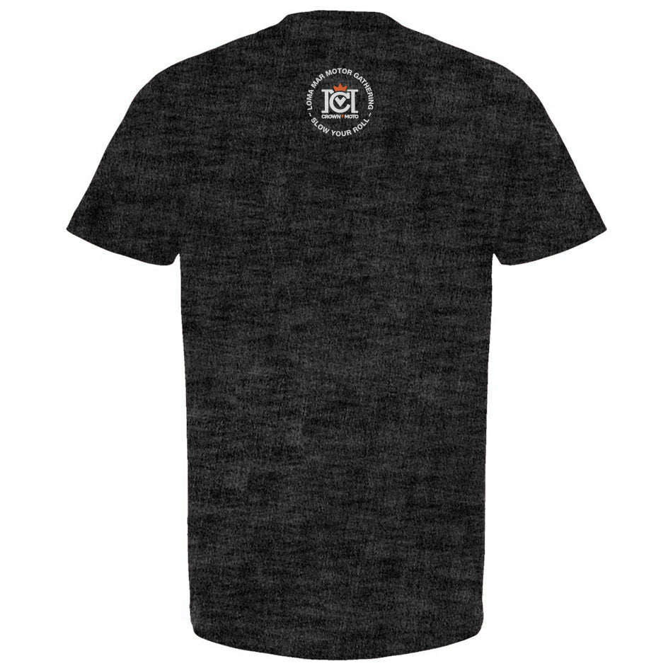 Cars & Coffee, Motorcycles & Redwoods Loma Mar Motor Gathering T-shirt